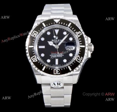 1:1 Replica Rolex Sea-Dweller V3 ETA2824 Stainless Steel Watch 43MM